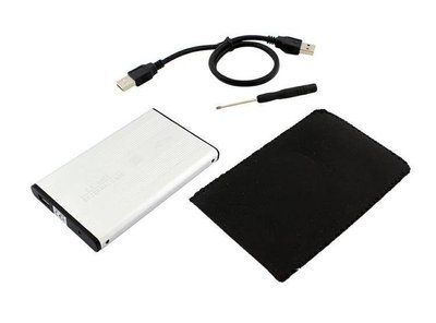 Pocket for HDD 2,5 "SATA USB2.0 SILVER 1TB